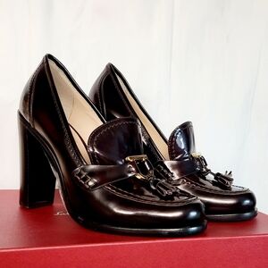 Ferragamo Oxblood Loafers